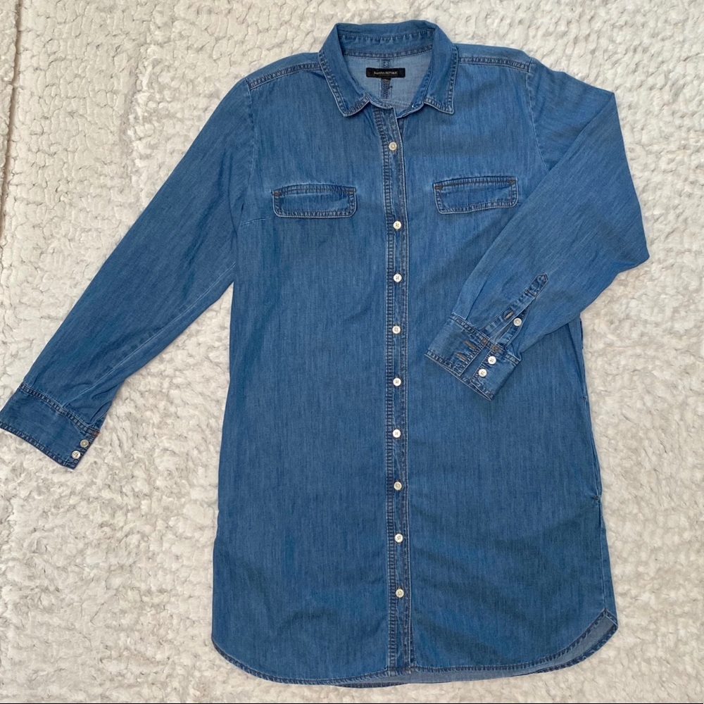 Banana Republic Denim Dress, Size L